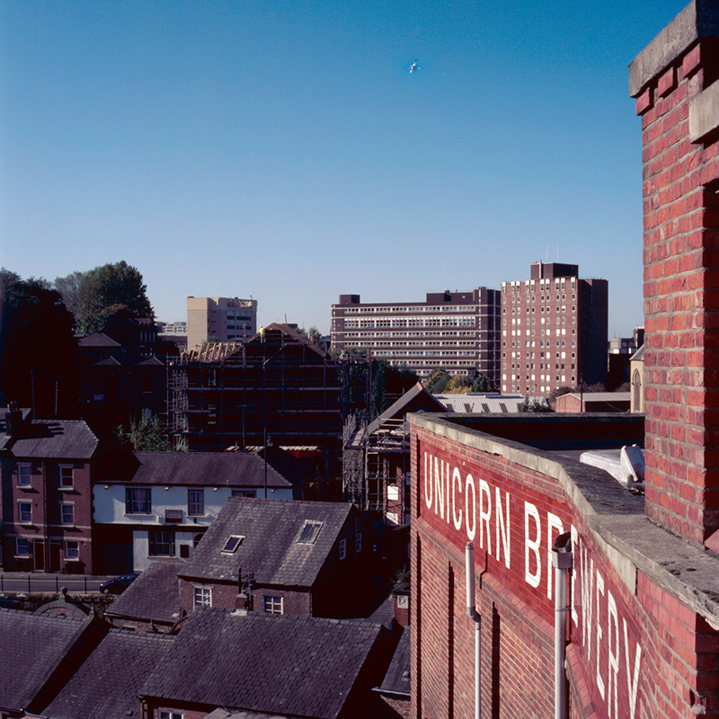 Stockport from the roof of Robinson's Unicorn Brewery