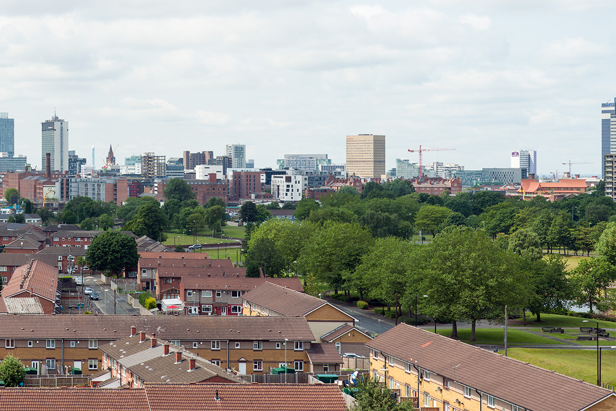 Manchester, viewed from Miles Platting