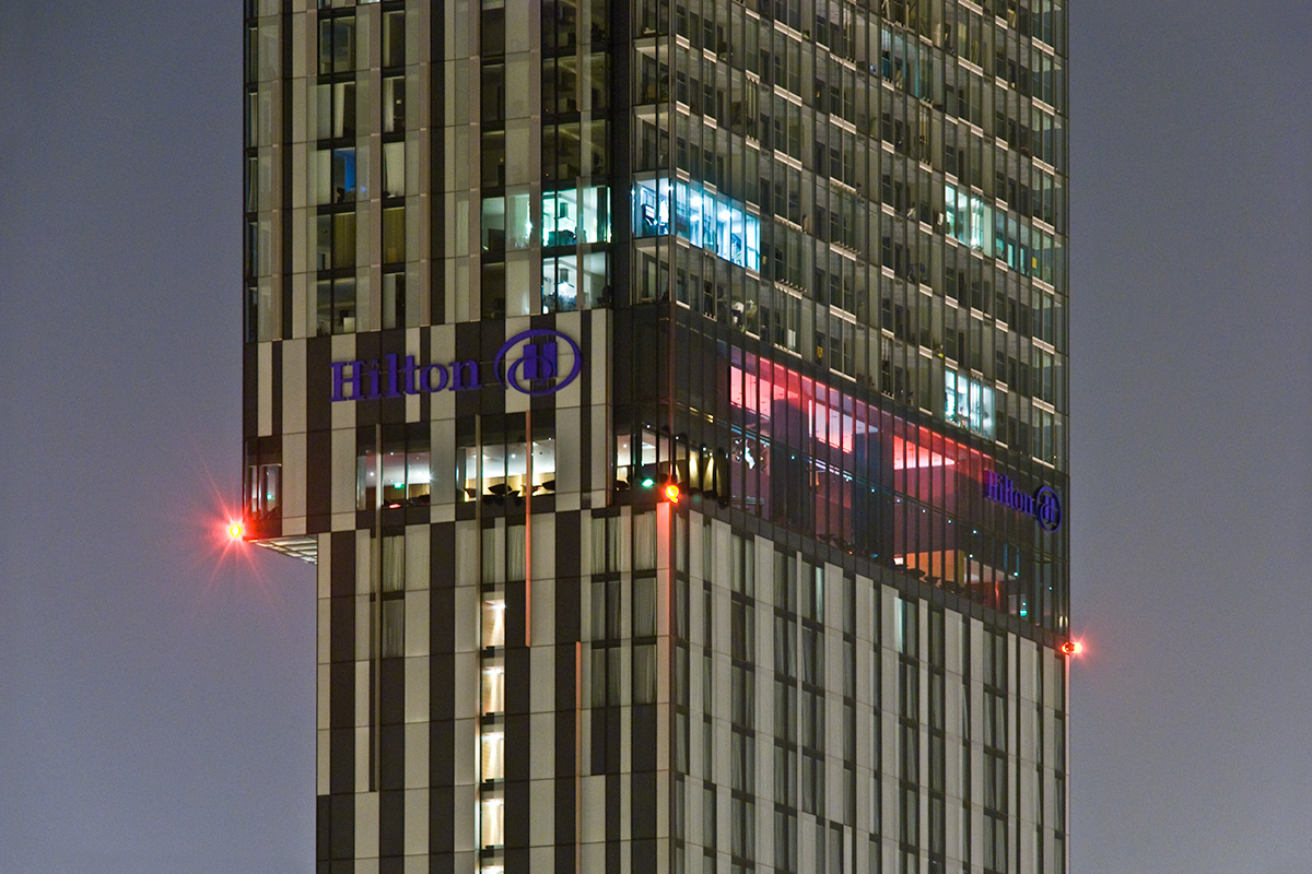 Cloud 23, a skybar on floor 23 of Beetham Tower, Manchester