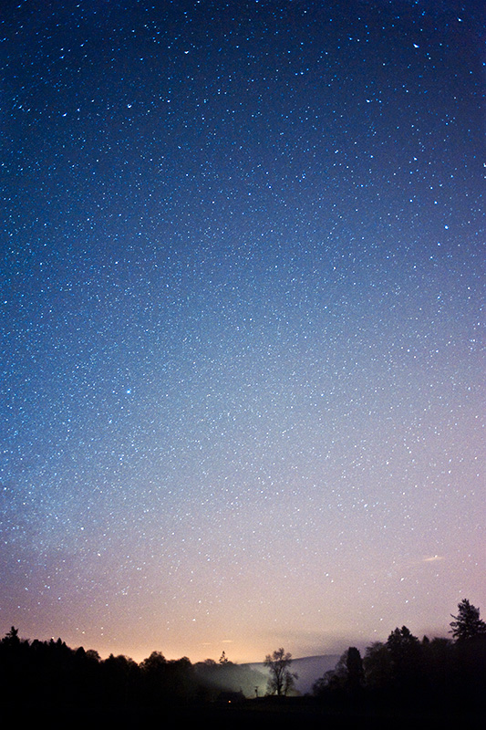 Stars above Old Allangrange, facing Munlochy