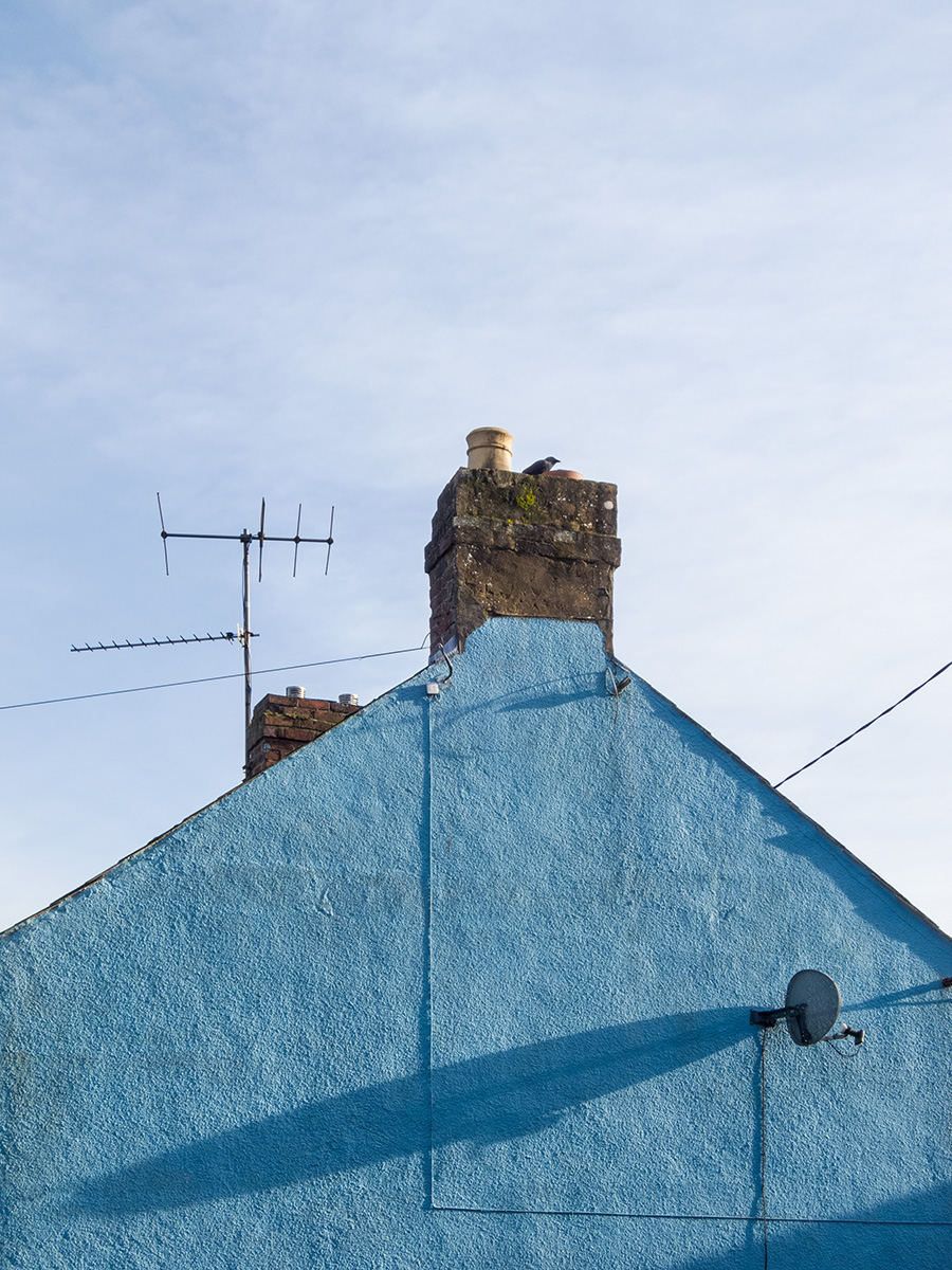The gable end of a terrace in Mitcheldean, Gloucestershire