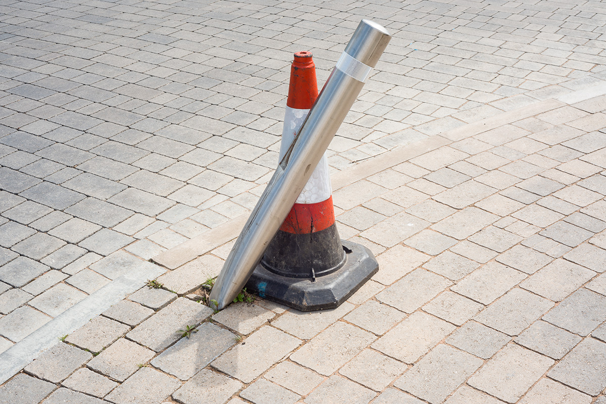 Bollard/cone, Cheltenham