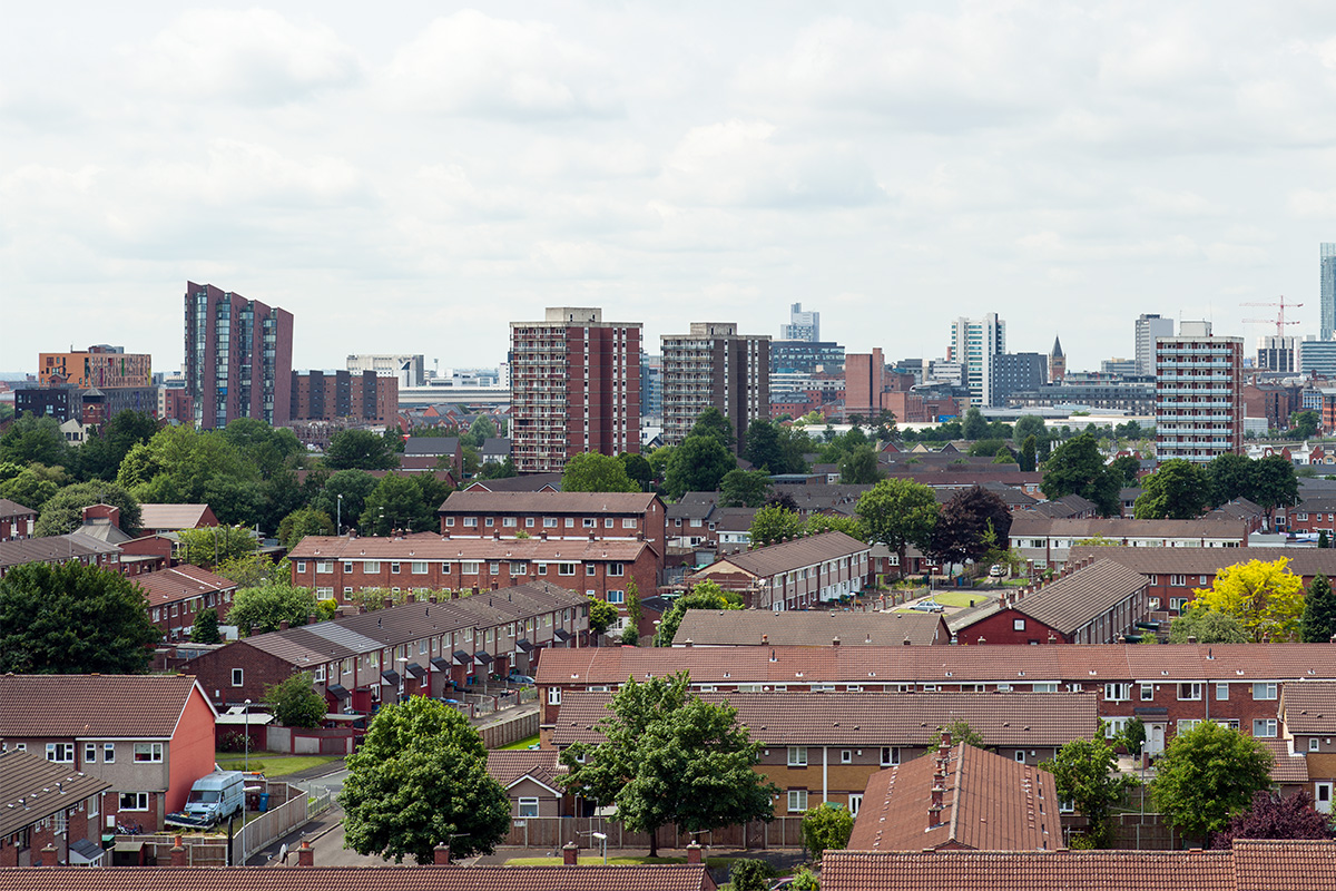 Manchester, viewed from Miles Platting