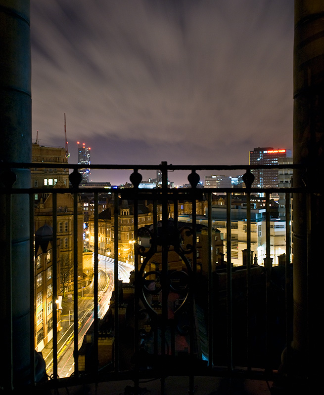 Manchester city centre, as viewed from Piccadilly