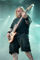 Byron Stroud of Fear Factory performing at Bloodstock Open Air Festival 2010