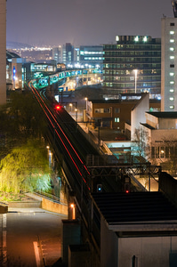 The approach to platform 14, Manchester Piccadilly station