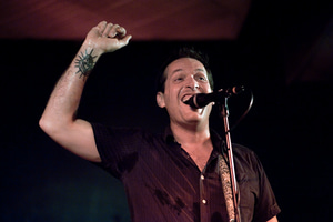 John Reis of the band Hot Snakes, performing at Brudenell Social Club, Leeds on 12th December 2011