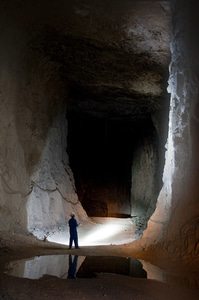 A footway into Middleton Mine