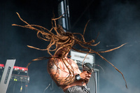 Tomi Joutsen of Amorphis playing at Bloodstock Open Air Festival 2010
