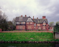 A large format photograph of the Tatton Arms, a derelict inn in Northenden. This photograph is part of a series on isolated inns.
