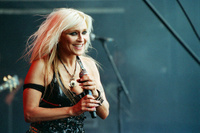 Doro Pesch of Doro, formerly of Warlock, performing at Bloodstock Open Air Festival 2010