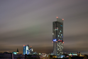 Manchester city centre, as viewed from Castlefield