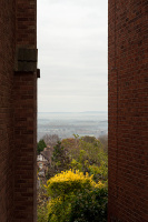 The view between houses in West Malvern